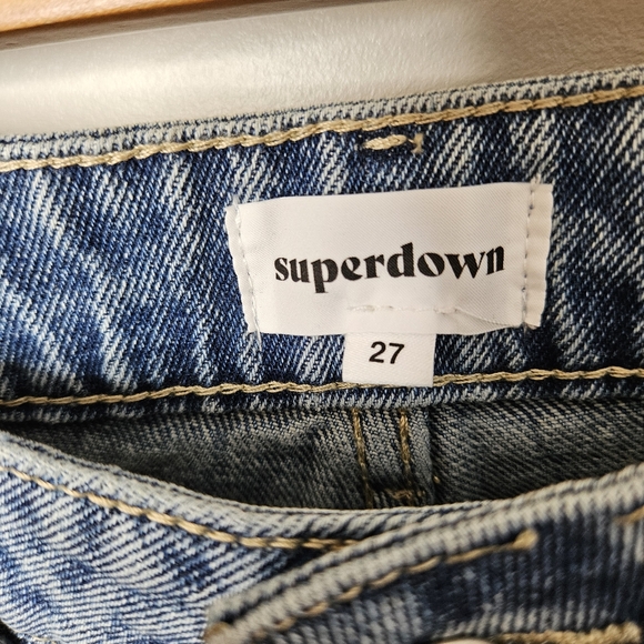 Superdown Revolve Dylan Straight Denim Jean Size 27 - Picture 3 of 8